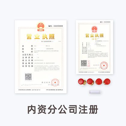 内资分公司注册