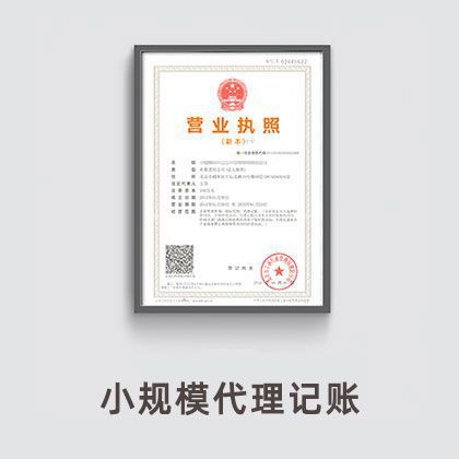 小规模代理记账