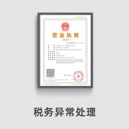 税务异常处理